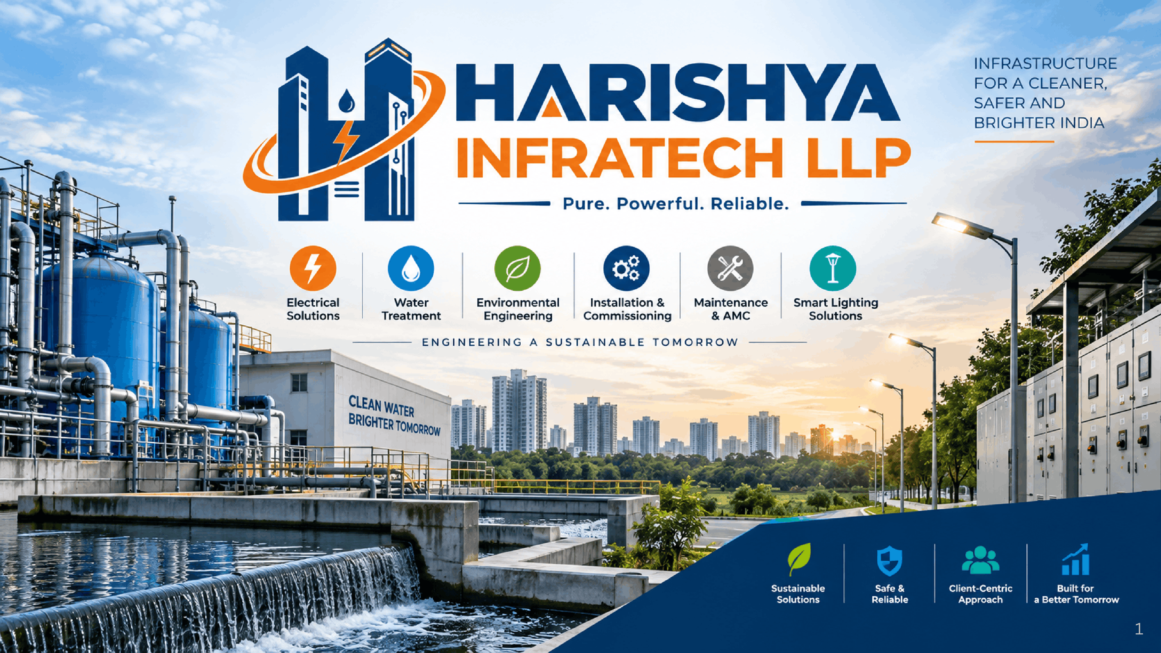 Harishya Infratech LLP - Slide 01: Corporate Introduction & Mission