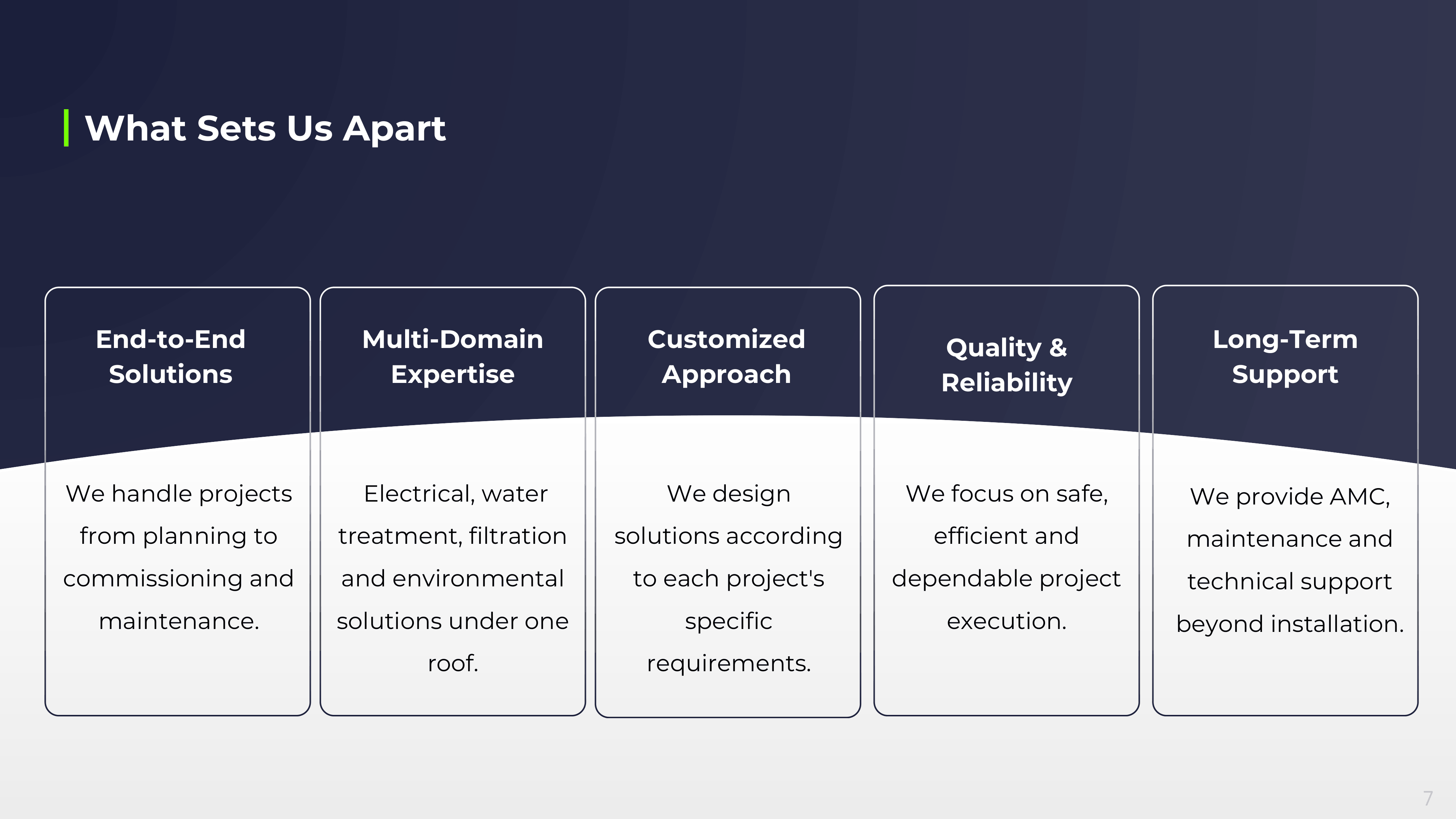 Harishya Infratech LLP - Slide 07: Turnkey Engineering Project Execution
